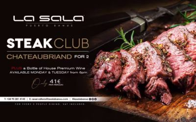 Turn Up the Heat This Winter with La Sala’s Steak Club