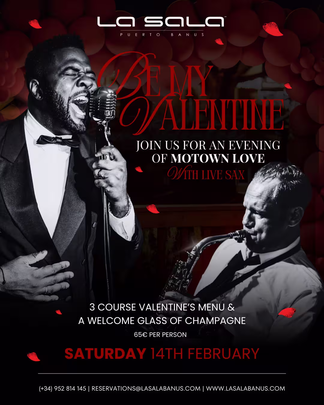 Valentines Day in Marbella at La Sala